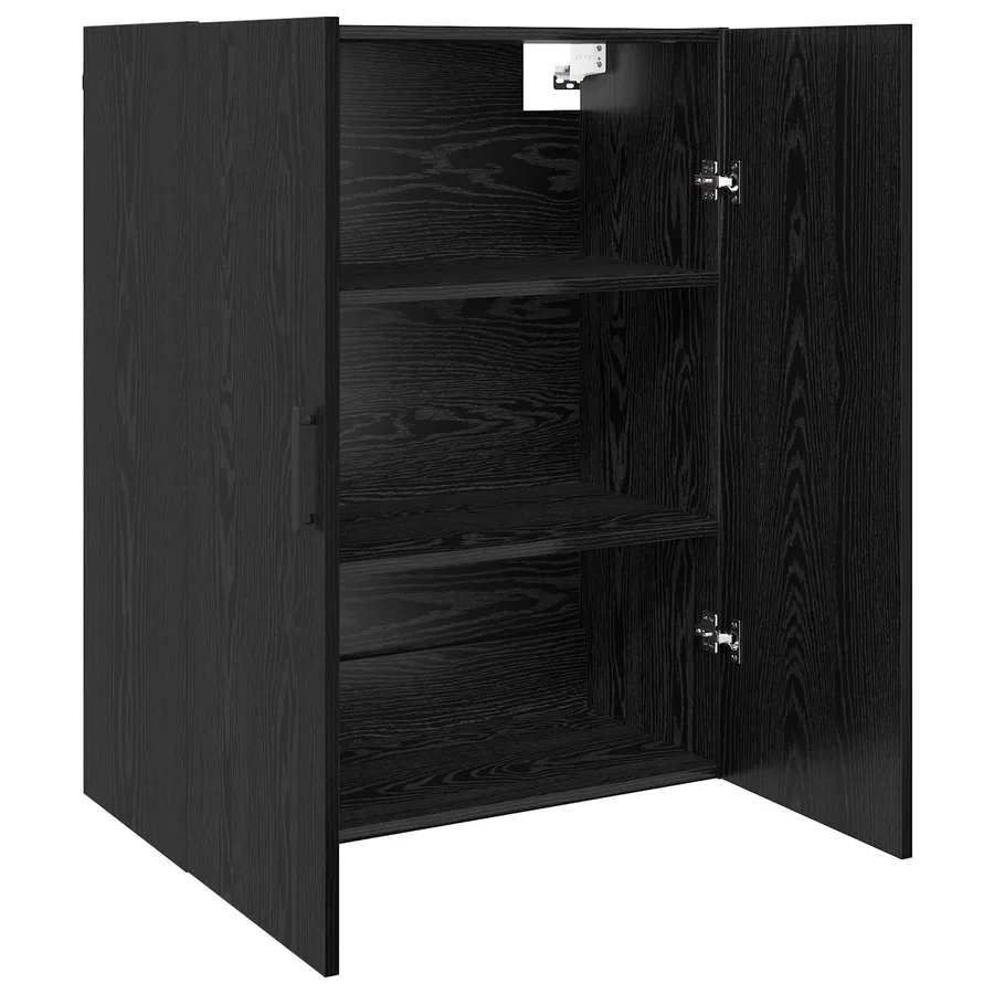 Armoire Murale Montage mural 2 pcs Chêne noir 69,5 x 34 x 90 cm - 6
