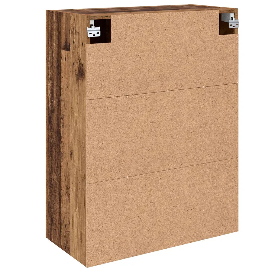 Armoire Murale 2 pcs Bois ancien 69,5 x 34 x 90 cm - 9