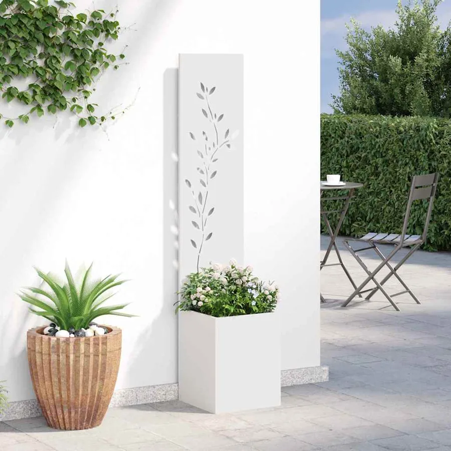 Écran de confidentialité de jardin Blanc 32 x 32 x 150 cm - 4