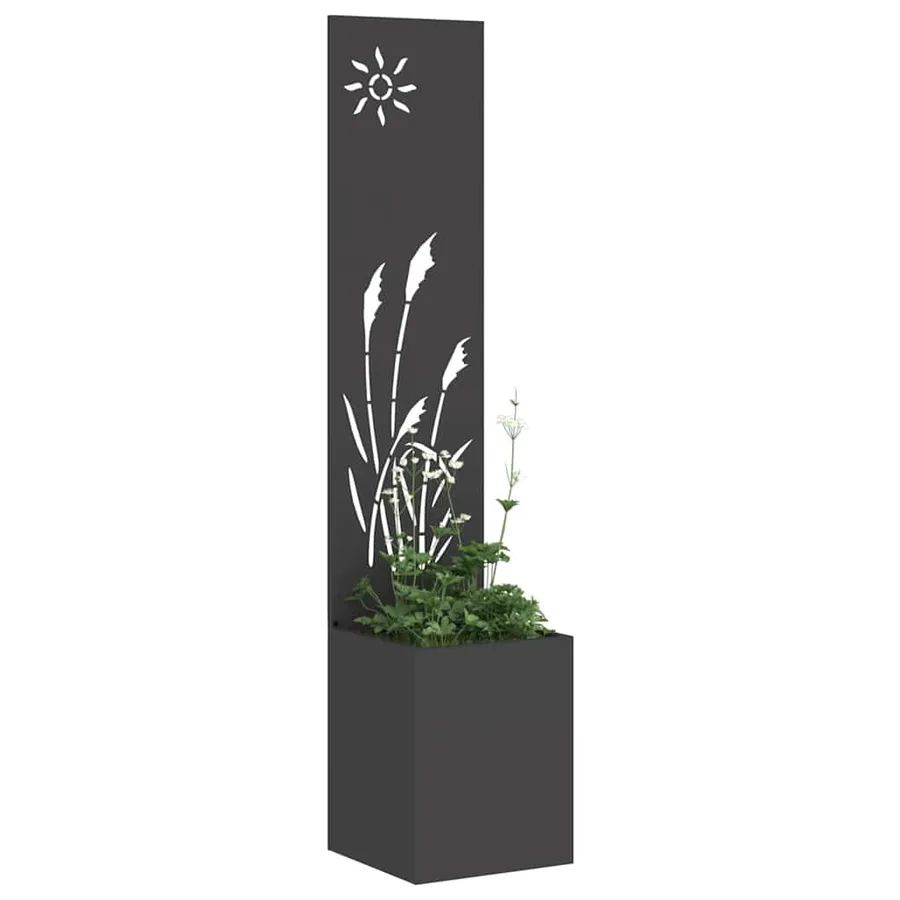 Écran de confidentialité de jardin Fretwork Noir 32 x 150 cm - 3