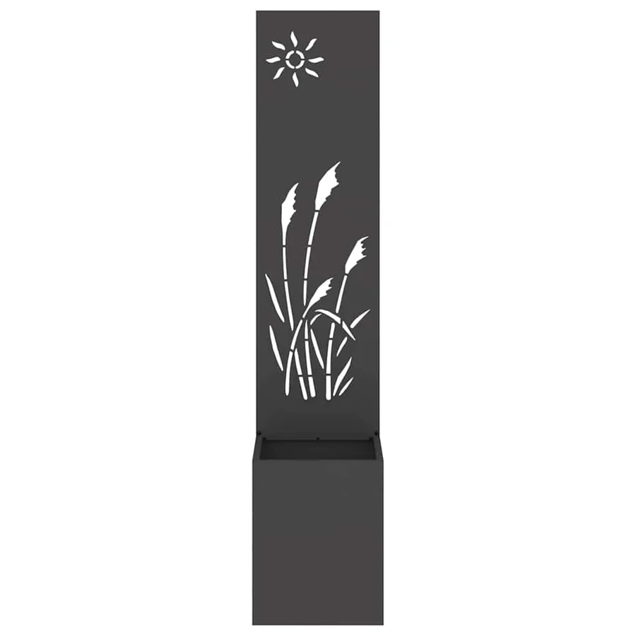 Écran de confidentialité de jardin Fretwork Noir 32 x 150 cm - 5