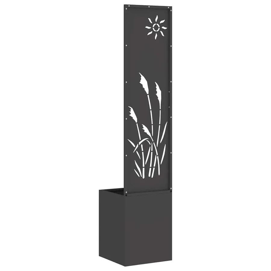 Écran de confidentialité de jardin Fretwork Noir 32 x 150 cm - 7