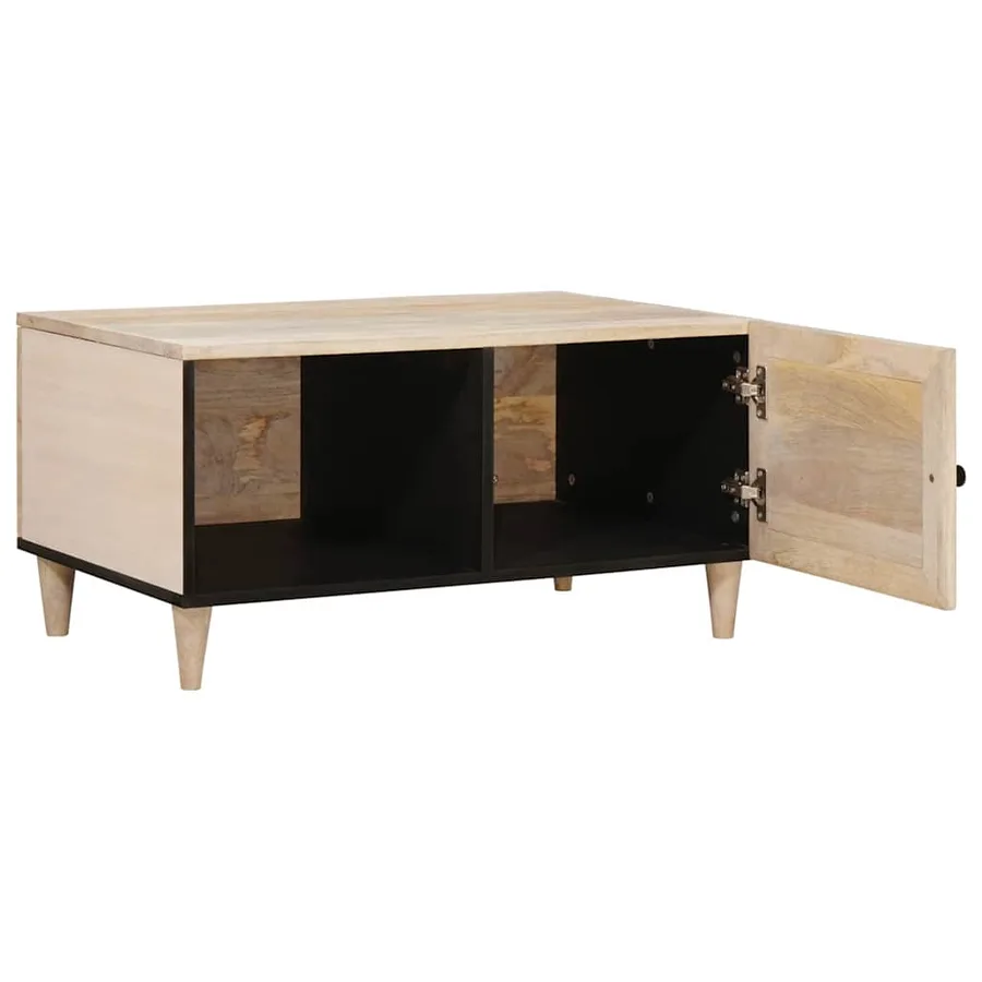 Table basse Blanc 100 x 54 x 40 cm Bois d'ingénierie - 2