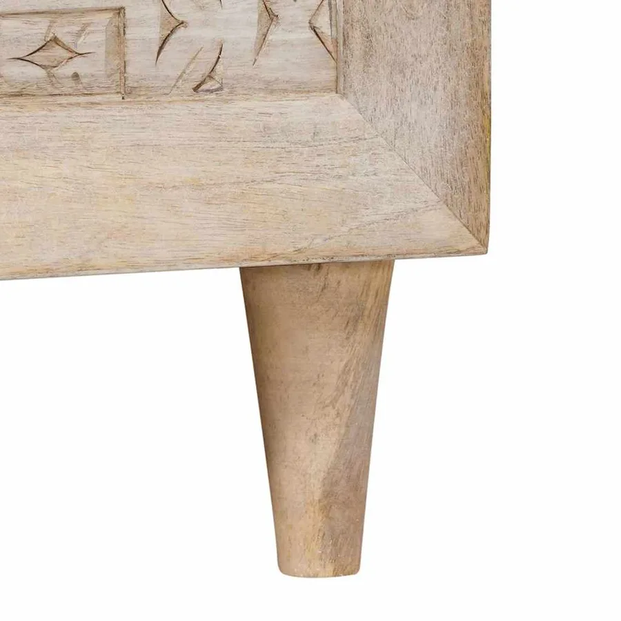 Table basse Blanc 100 x 54 x 40 cm Bois d'ingénierie - 8