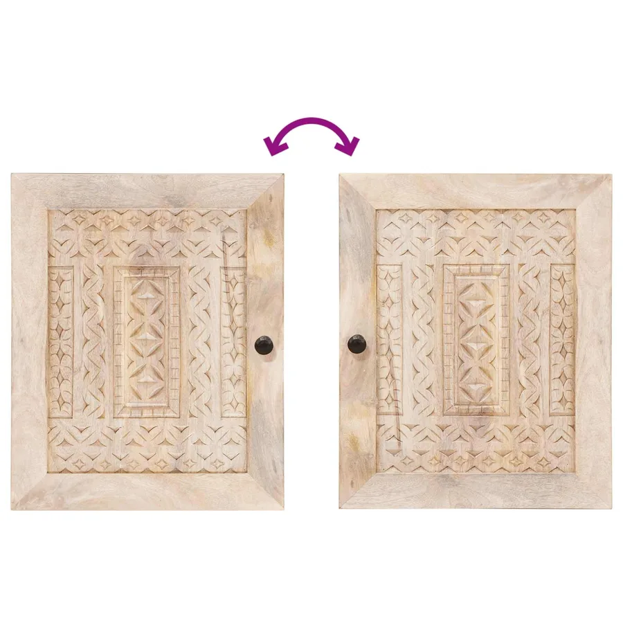 Ensemble de mobilier de salle de bain avec tiroir 4 pcs Blanc - 15