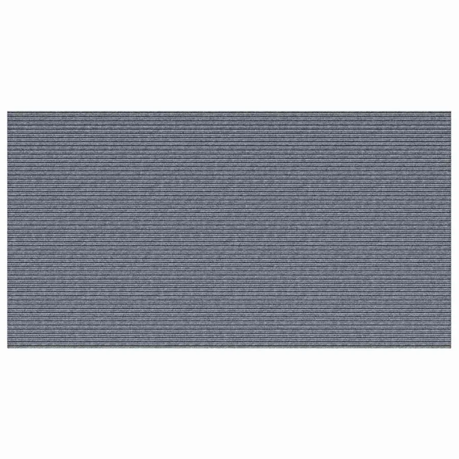 Tapis Couloir Gris clair 80 x 150 cm tissu - 2