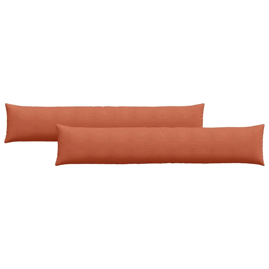Coussins de canapé 2 pcs Rouge orange 200 x 40 cm - 2