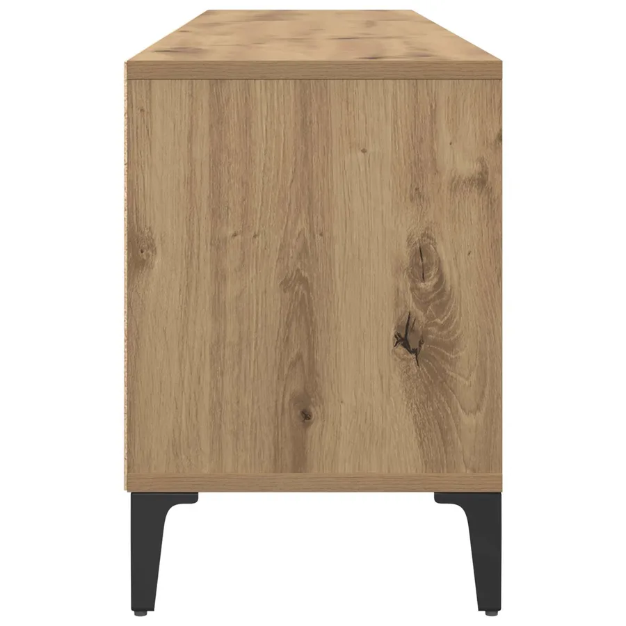 Meuble TV 150 x 30 x 45 cm Chêne artisanal - 7