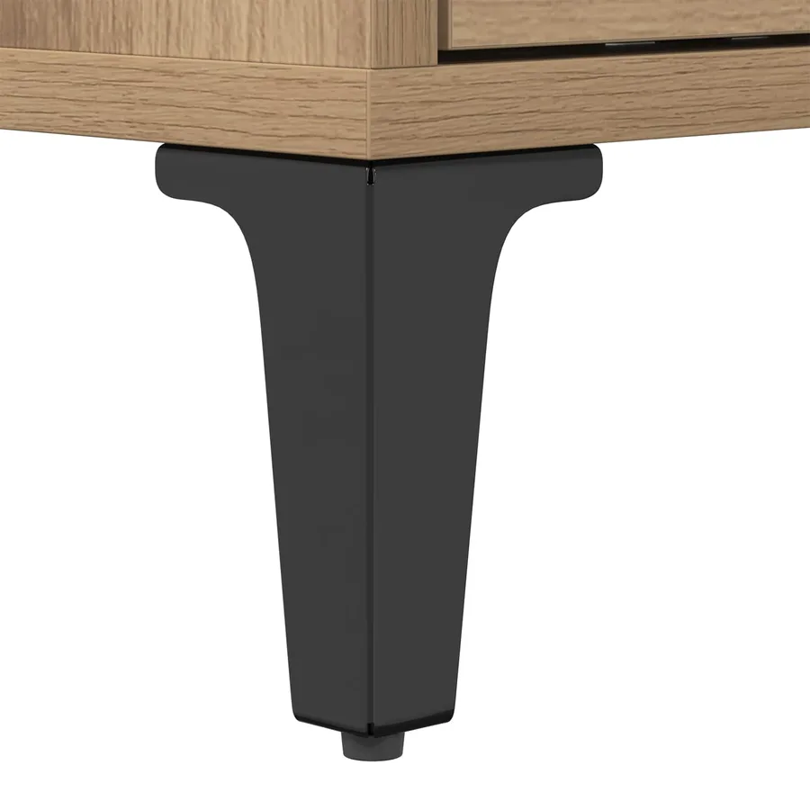 Meuble TV 150 x 30 x 45 cm Chêne artisanal - 8