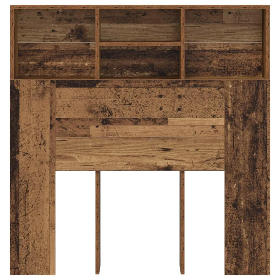 Cabinet de Tête de Lit Bois ancien 100 x 19 x 103,5 cm - 5