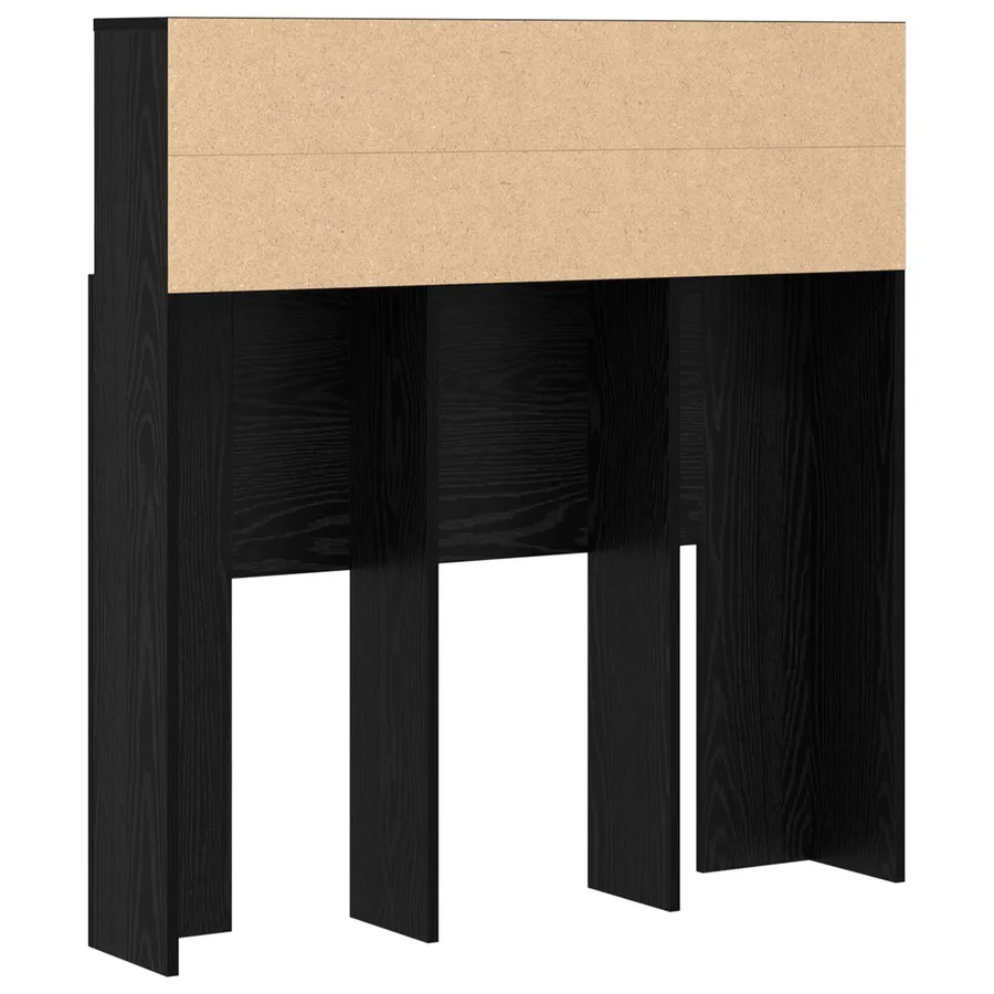 Cabinet de Tête de Lit Chêne noir 100 x 19 x 103,5 cm - 7