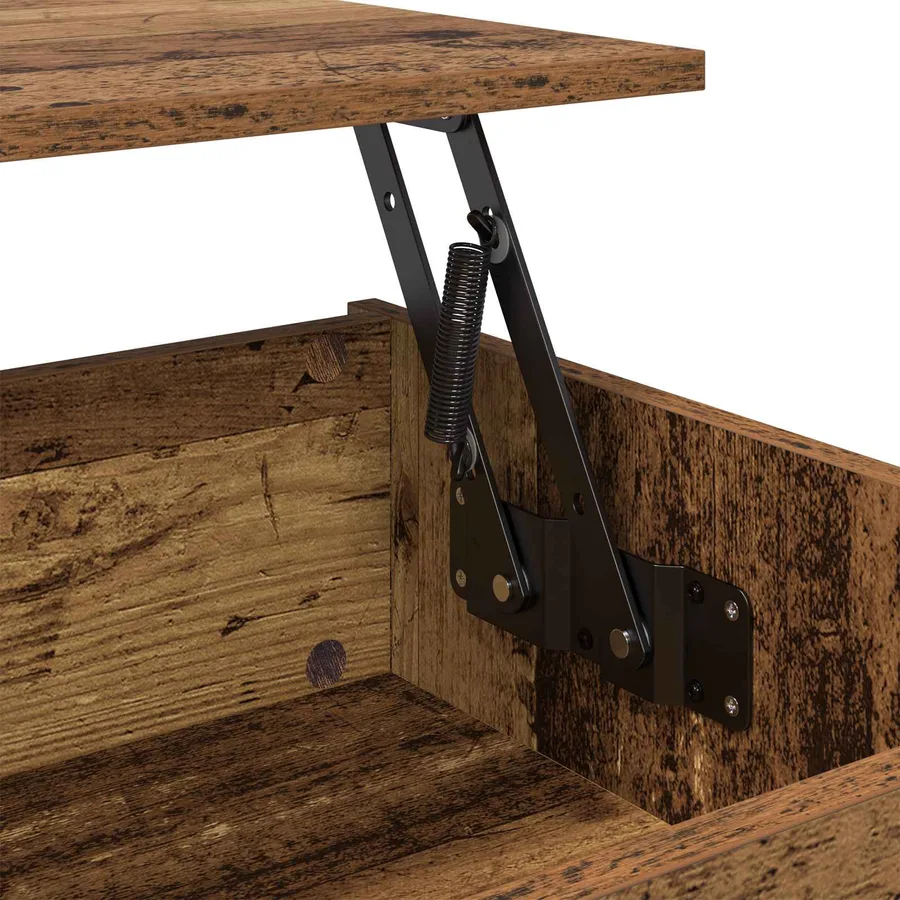 Table basse Bois Ancien 80 x 50,5 x 41,5 cm Bois d'ingénierie - 9
