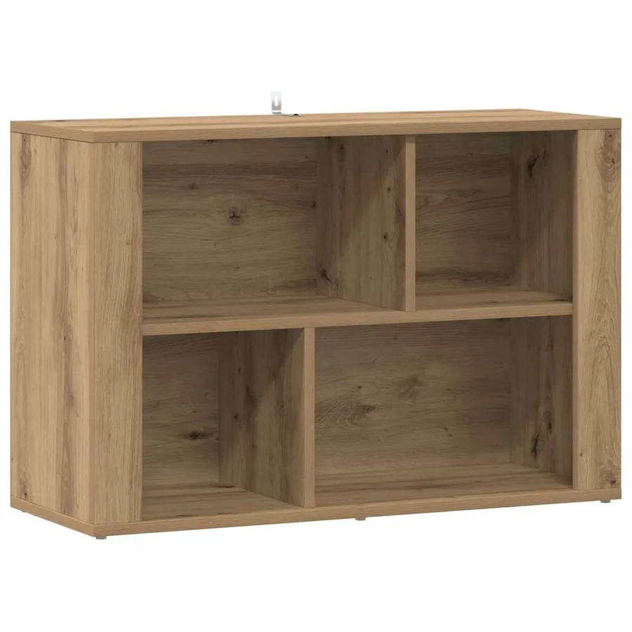 Buffet Chêne artisanal 80 x 30 x 53 cm Bois d'ingénierie - 2