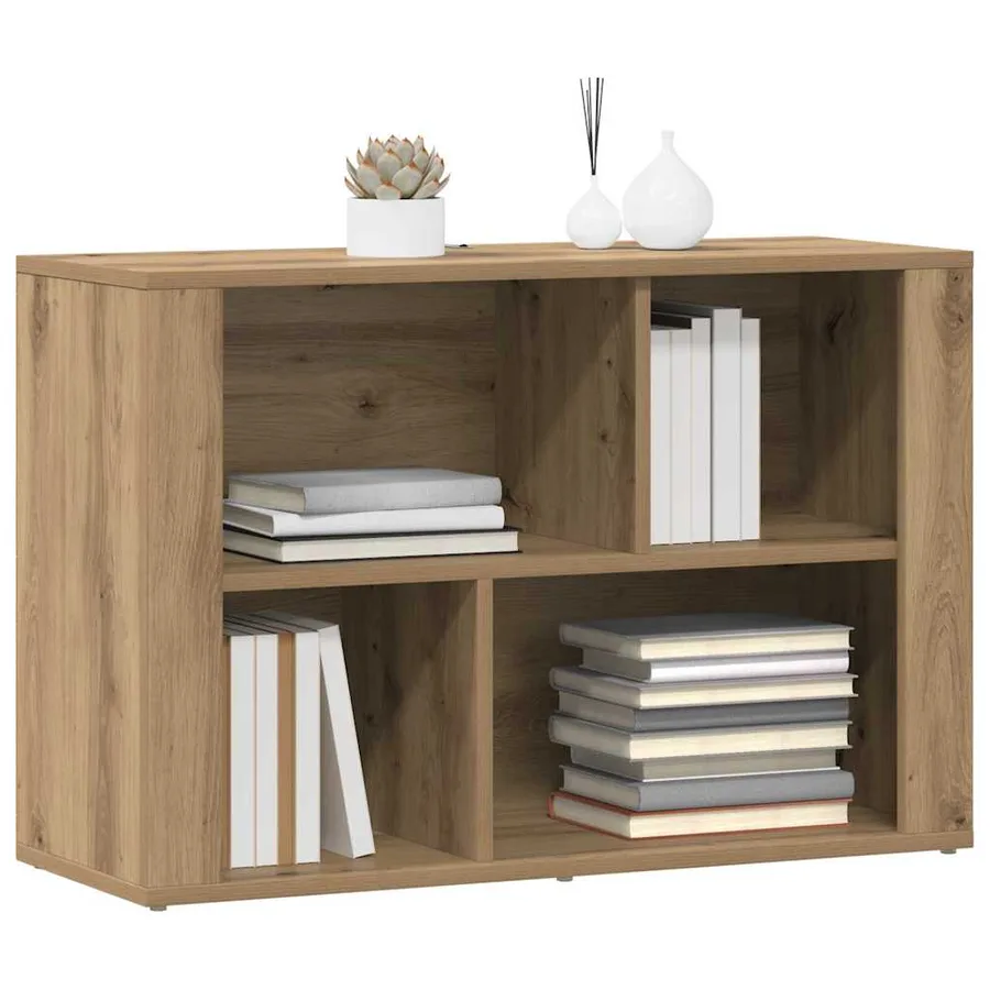 Buffet Chêne artisanal 80 x 30 x 53 cm Bois d'ingénierie - 3