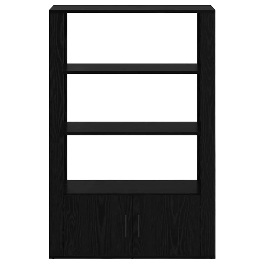 Buffet Chêne noir 30 x 80 x 119.5 cm Bois d'ingénierie - 6