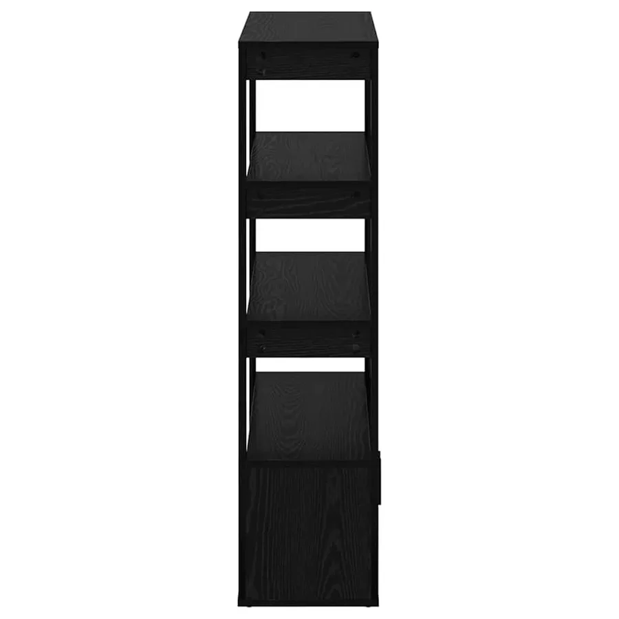 Buffet Chêne noir 30 x 80 x 119.5 cm Bois d'ingénierie - 7