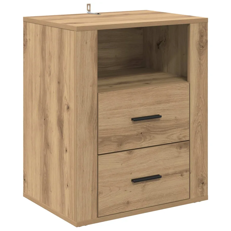 Cabinet de chevet Chêne artisanal 35 x 50 x 60 cm - 2
