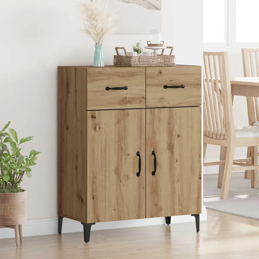 Buffet Chêne artisanal 69,5 x 34 x 90 cm Bois d'ingénierie