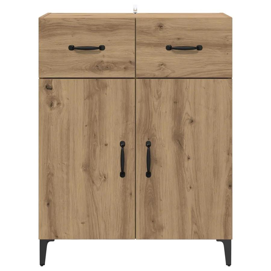 Buffet Chêne artisanal 69,5 x 34 x 90 cm Bois d'ingénierie - 6