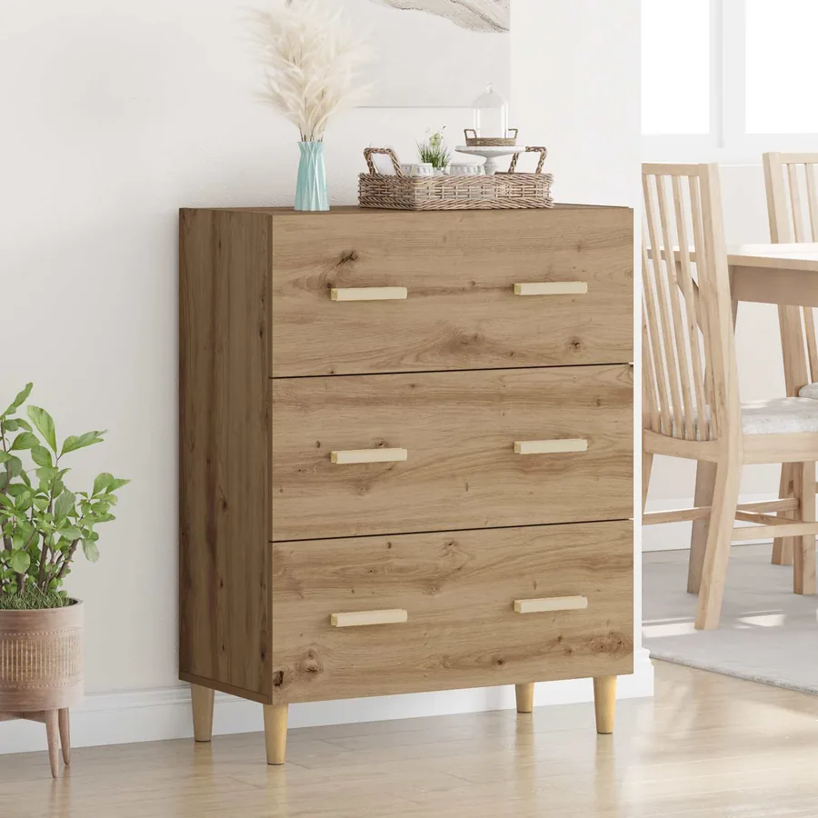 Buffet Chêne artisanal 69,5 x 34 x 90 cm Bois d'ingénierie