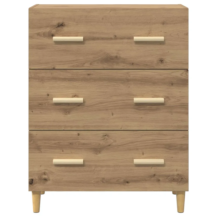 Buffet Chêne artisanal 69,5 x 34 x 90 cm Bois d'ingénierie - 6