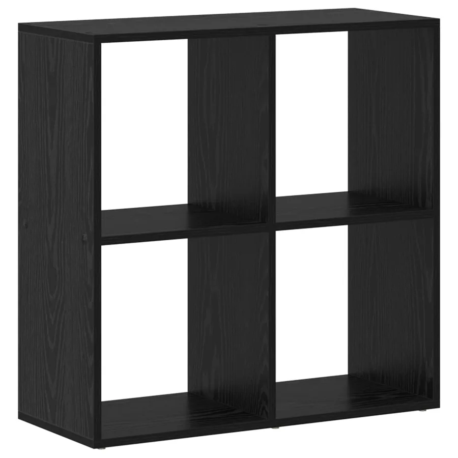 Bibliothèque Chêne noir 69,5 x 29 x 69,5 cm Bois d'ingénierie - 2
