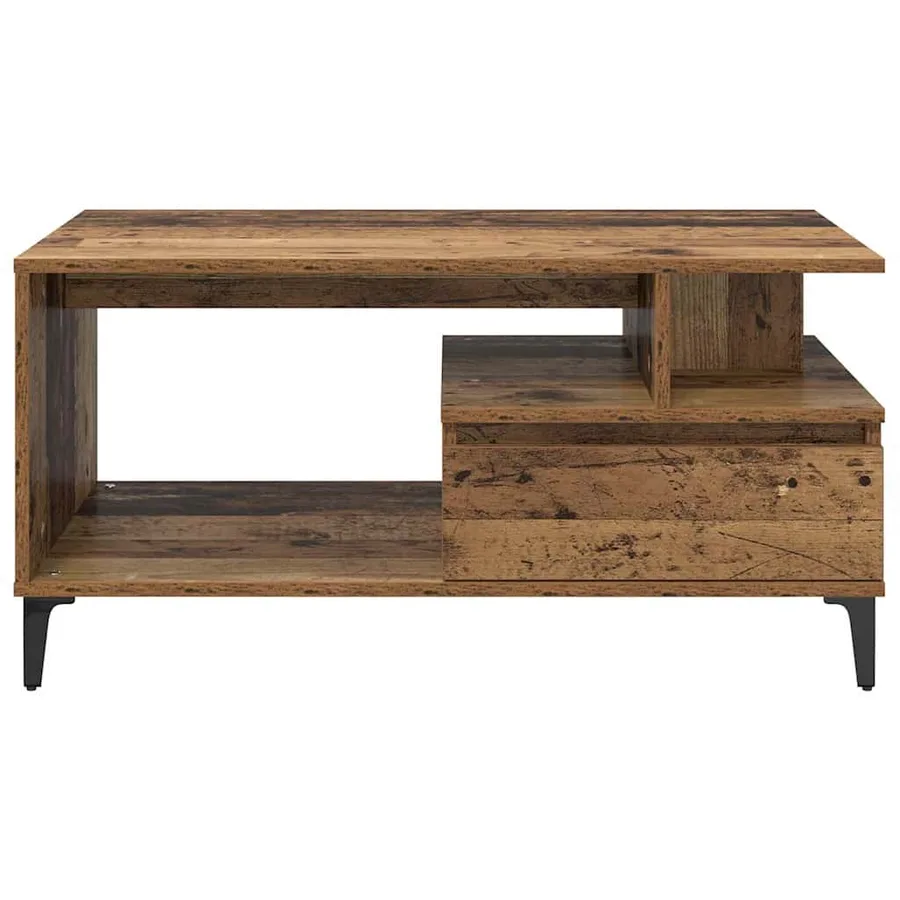 Table basse Bois Ancien 90 x 49 x 45 cm Bois d'ingénierie - 6