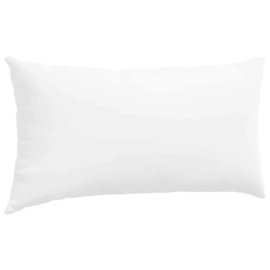 Coussins de canapé 2 pcs Blanc 80 x 40 cm tissu - 5