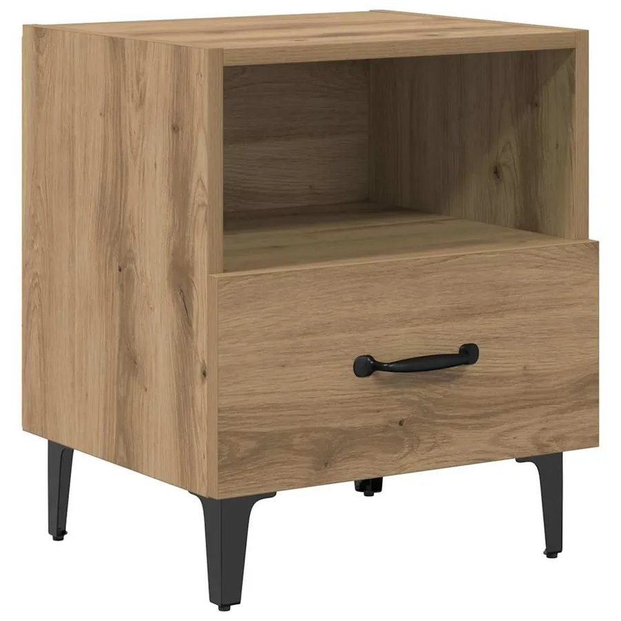 Cabinet de chevet Chêne artisanal 40 x 35 x 47,5 cm - 2