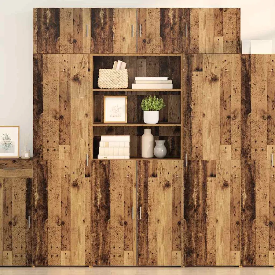 Haut Armoire Bois Ancien 80 x 42,5 x 185 cm Bois d'ingénierie