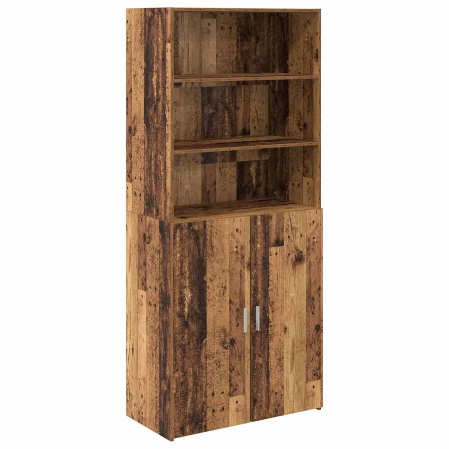 Haut Armoire Bois Ancien 80 x 42,5 x 185 cm Bois d'ingénierie - 2