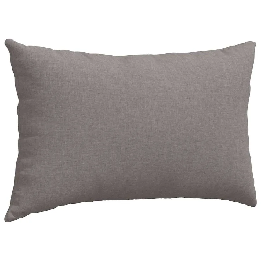 Coussins de canapé 2 pcs Taupe 50 x 30 cm tissu - 5