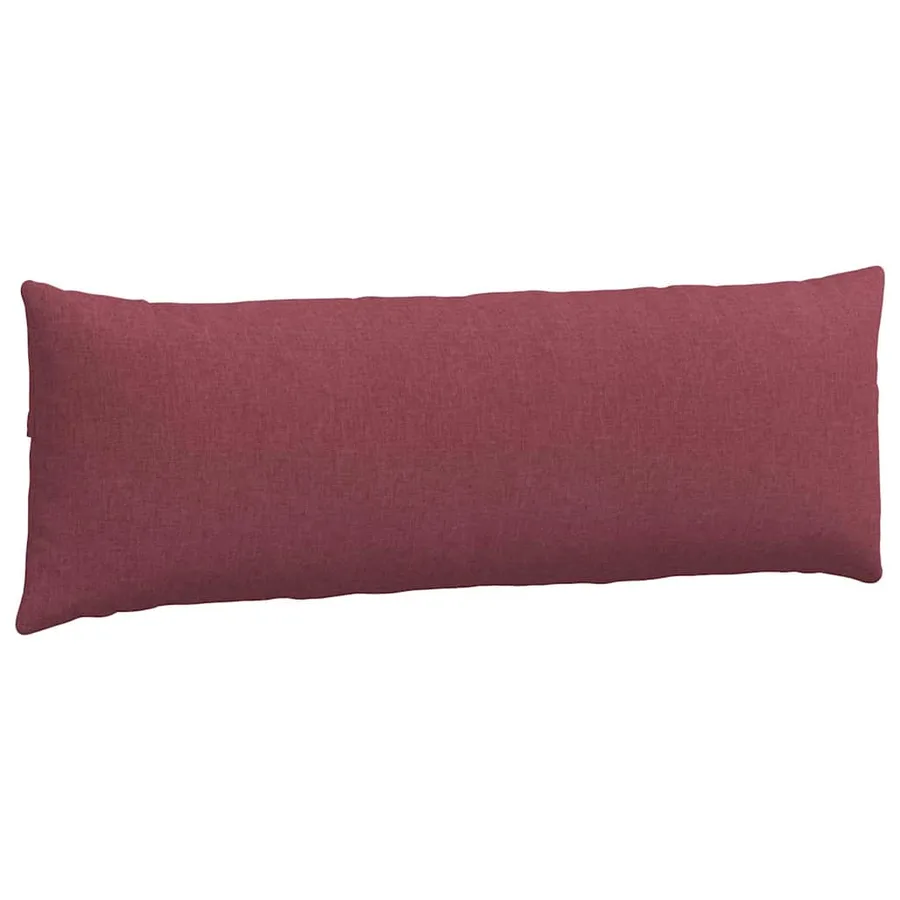 Coussins de canapé 2 pcs Bordeaux 120 x 40 cm tissu - 5
