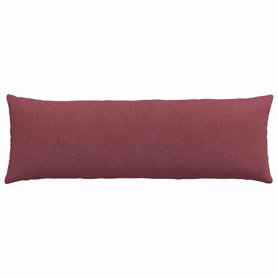 Coussins de canapé 2 pcs Bordeaux 120 x 40 cm tissu - 6