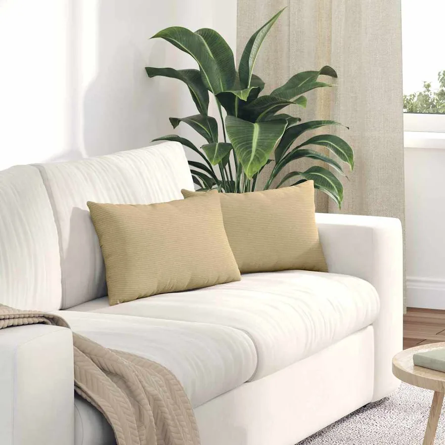 Coussins de canapé 2 pcs Vert gris 50 x 30 cm