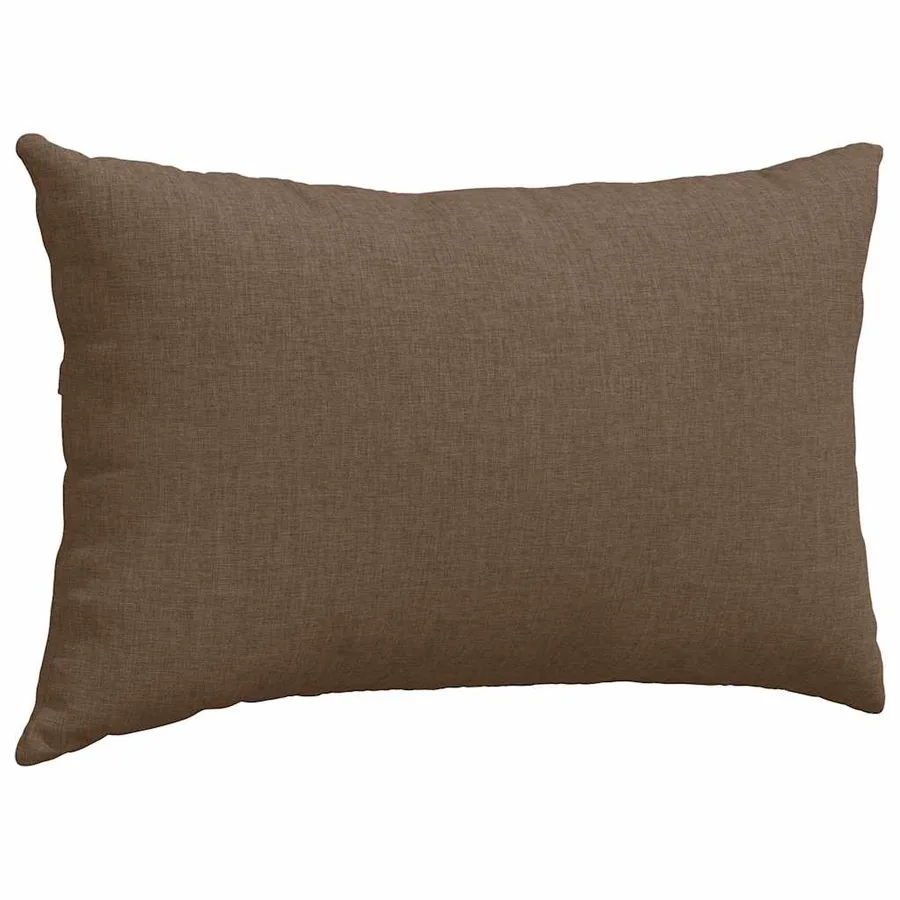 Coussins de canapé 2 pcs Marron 50 x 30 cm tissu - 5
