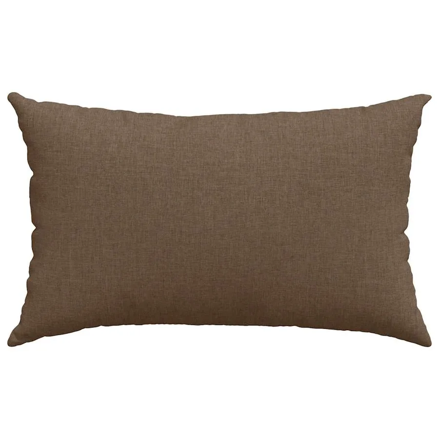 Coussins de canapé 2 pcs Marron 50 x 30 cm tissu - 6