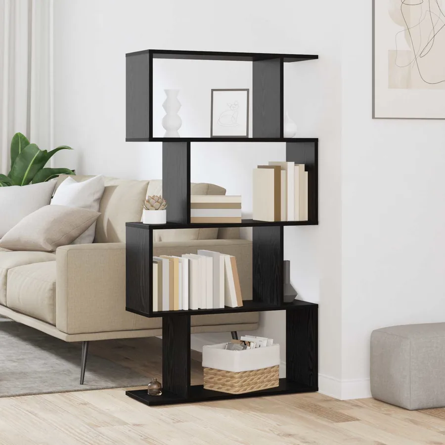 Bibliothèque Chêne noir 70 x 24 x 129 cm Bois d'ingénierie