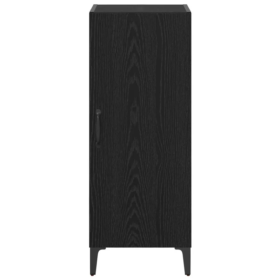 Buffet Chêne noir 34,5 x 34 x 90 cm Bois d'ingénierie - 6