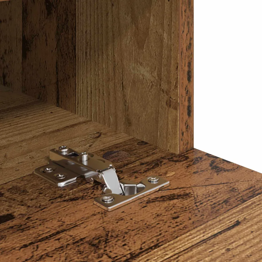 Meubles TV muraux 2 pcs Bois Ancien 80 x 30 x 30 cm - 8