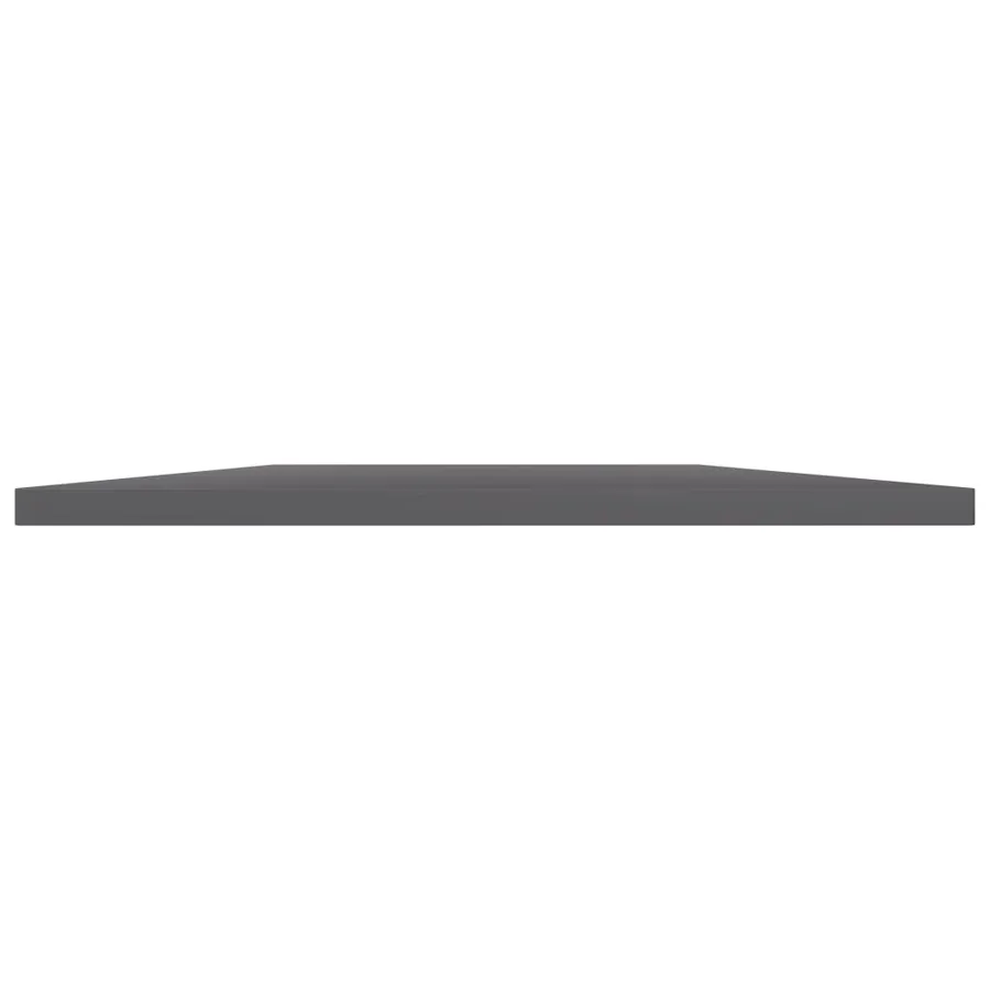 Panneaux de bibliothèque 8 pcs gris brillant bois d’ingénierie - 3