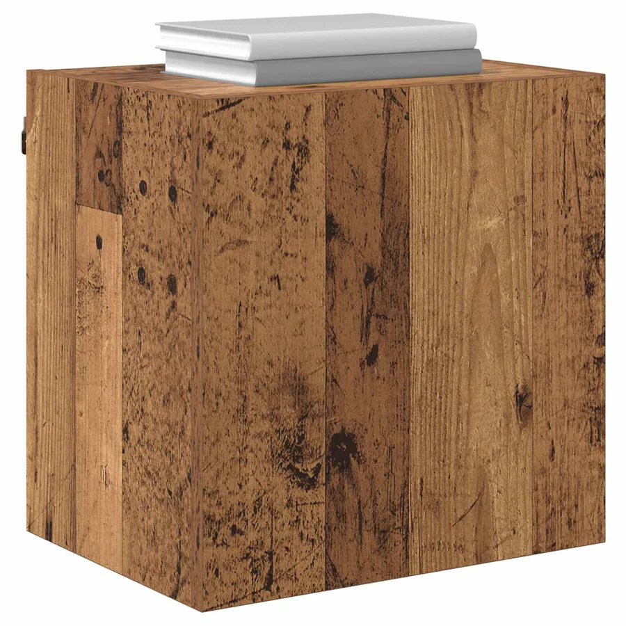 Meuble TV mural Bois Ancien 40,5x30x40cm Bois d'ingénierie - 3