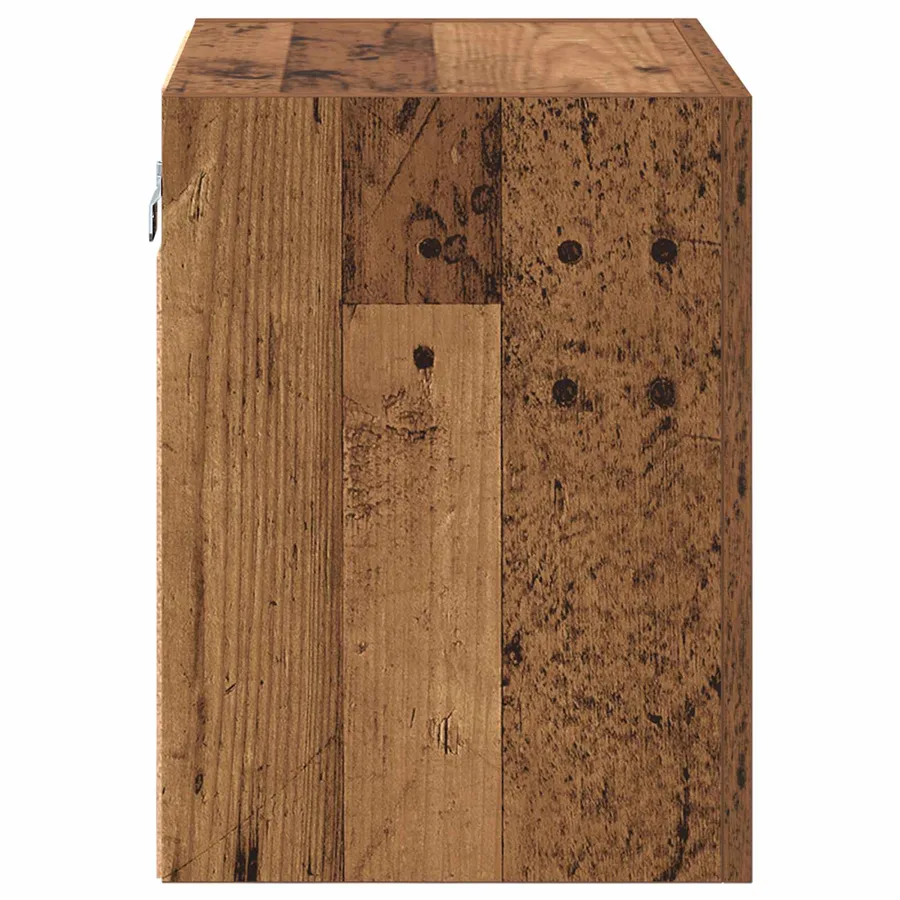 Meuble TV mural Bois Ancien 40,5x30x40cm Bois d'ingénierie - 7