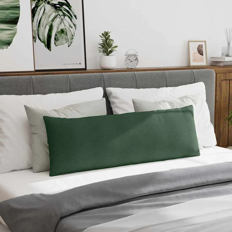 Coussins de canapé 2 pcs Vert foncé 120 x 40 cm - 4