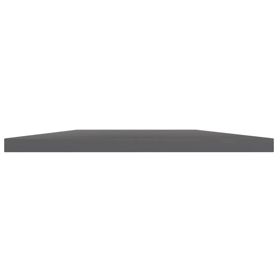 Panneaux de bibliothèque 8 pcs gris brillant bois d’ingénierie - 3