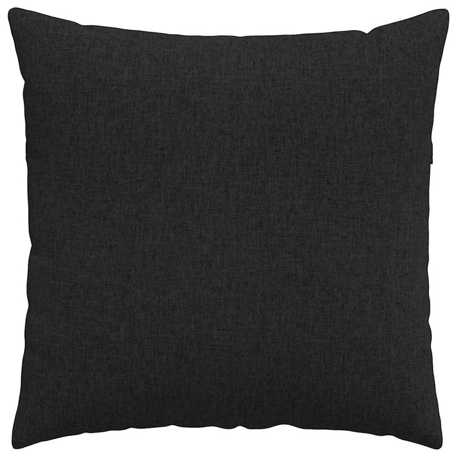 Coussins de canapé 2 pcs Noir 60 x 60 cm tissu - 6