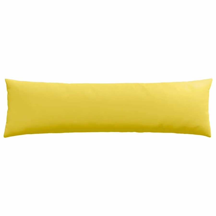 Coussins de canapé 2 pcs Jaune clair 145 x 40 cm tissu - 6