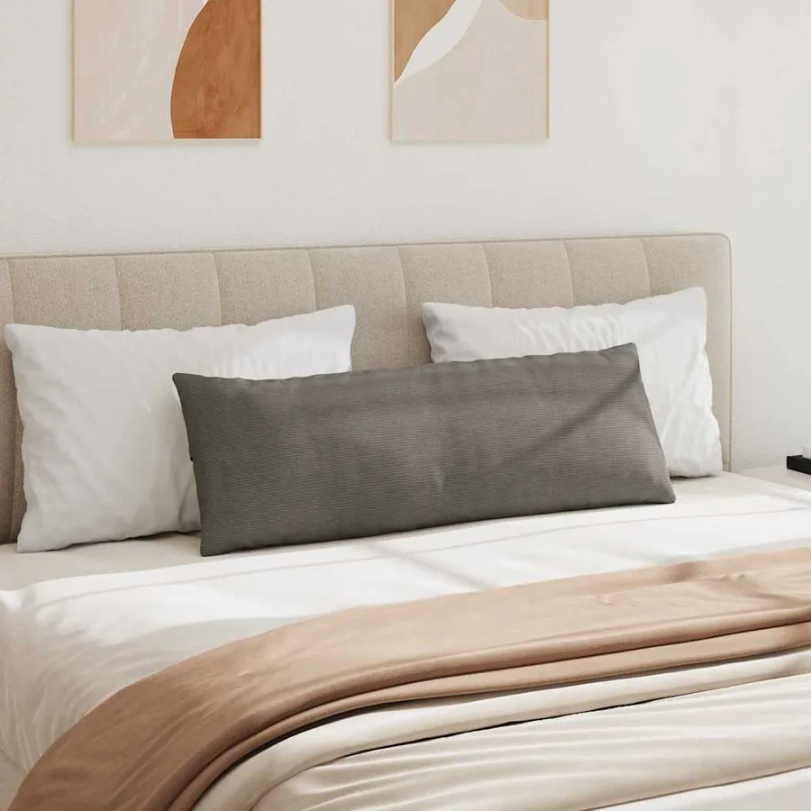 Coussins de canapé 2 pcs Gris clair 120 x 40 cm - 4