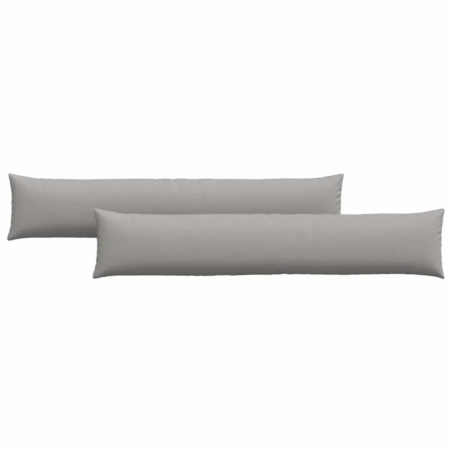 Coussins de canapé 2 pcs Gris nuage 200 x 40 cm tissu - 2