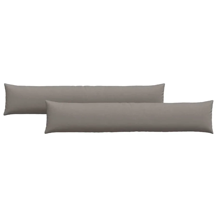 Coussins de canapé 2 pcs Taupe 200 x 40 cm tissu - 2